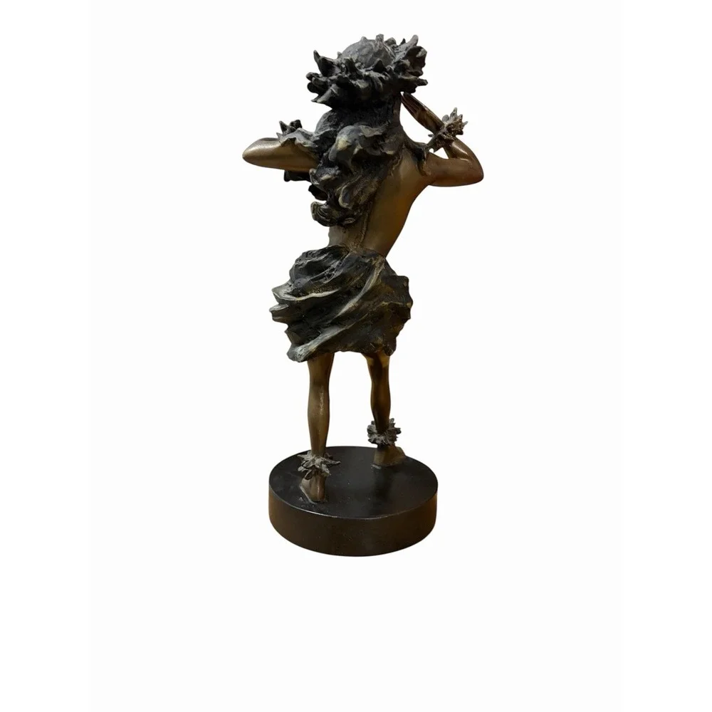 Kim Taylor Reece Pohakea Hula Girl Statue Figurine Vintage Hawaii